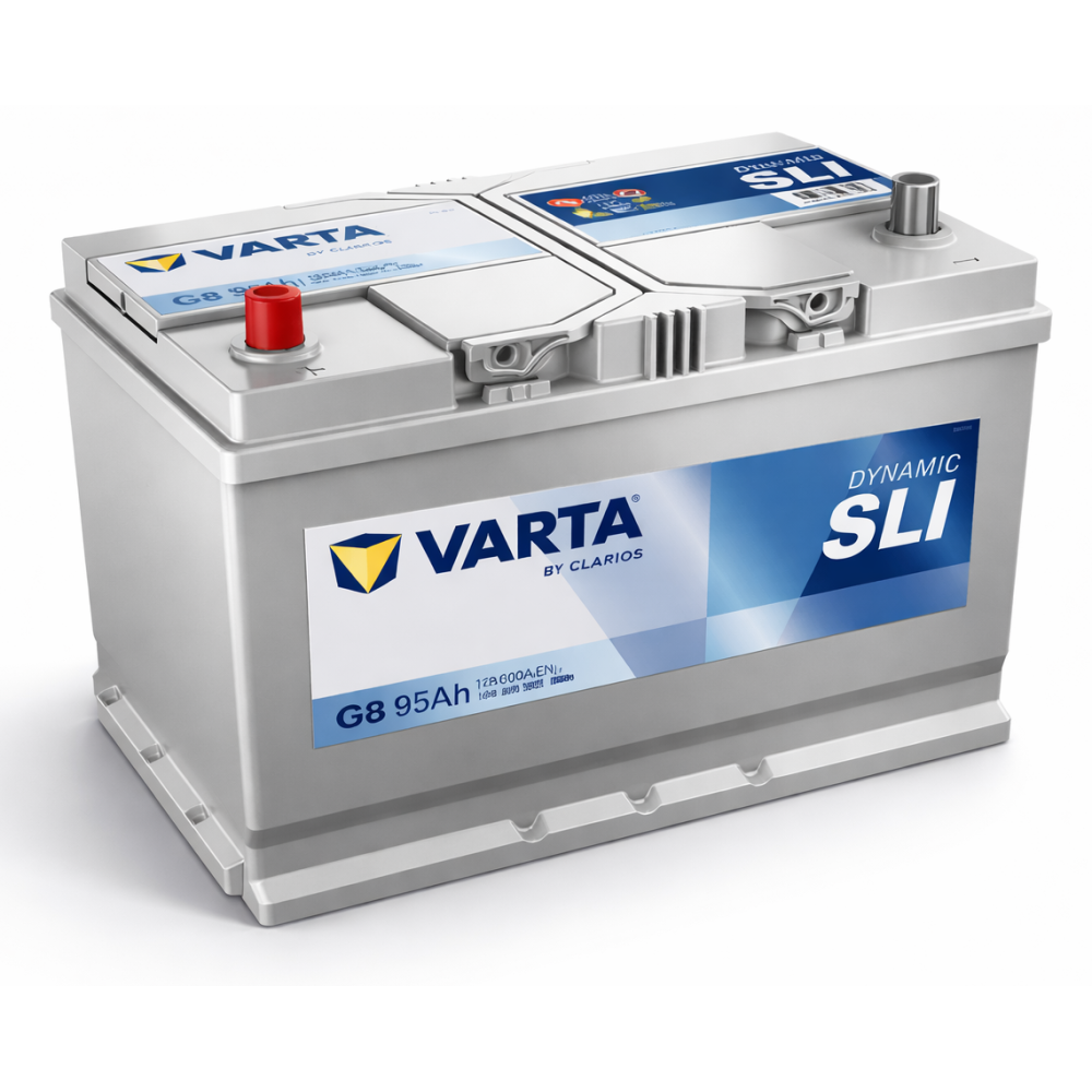 Batería Varta Dynamic SLI G8 95Ah 830A Asia L+ en Valencia